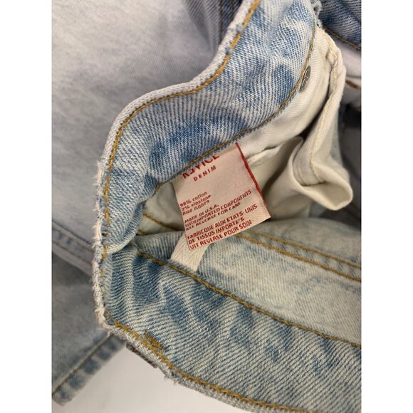 Vintage Revive Light Wash Straight Leg Denim Jeans Size 25 - Picture 11 of 13